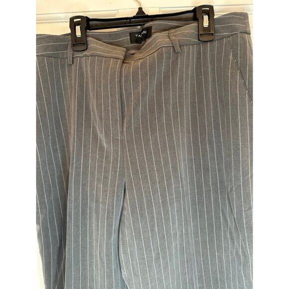 Tahari Grey Pinstripe Dress Pants size 12 NWT - Picture 2 of 4
